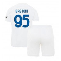 Inter Milan Alessandro Bastoni #95 Bortatröja Barn 2023-24 Kortärmad (+ Korta byxor)